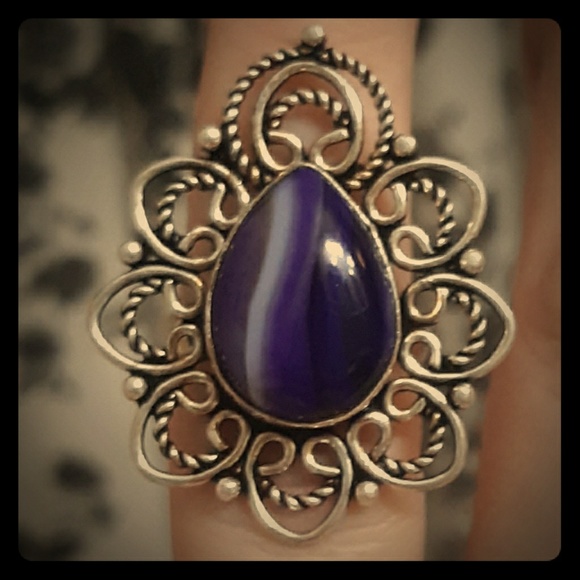 New Botswana Agate 925 Silver Ring. - Picture 3 of 7